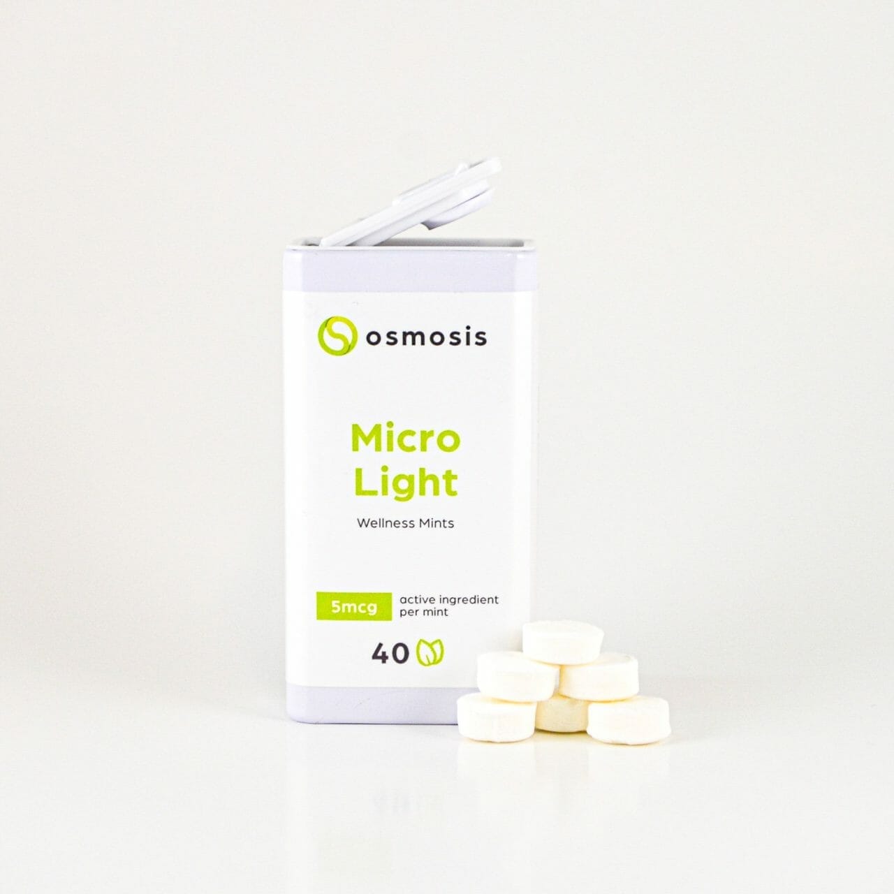 Online Shrooms - Osmosis - Micro Light LSD - LSD Microdose Mints - 200μg - (5μg/Mint)